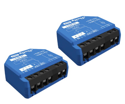 Czujnik inteligentny Shelly Zestaw 2 sterowników 1 Gen3 WiFi/Bluetooth
